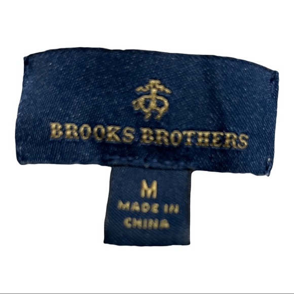 Brooks brothers mens half button knit baumwolle cotton sweater size medium - Picture 7 of 8